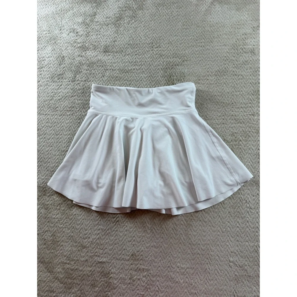 Old Navy Active Girls White Powersoft Go-Dry Cool Athletic Skort Size L 10-12